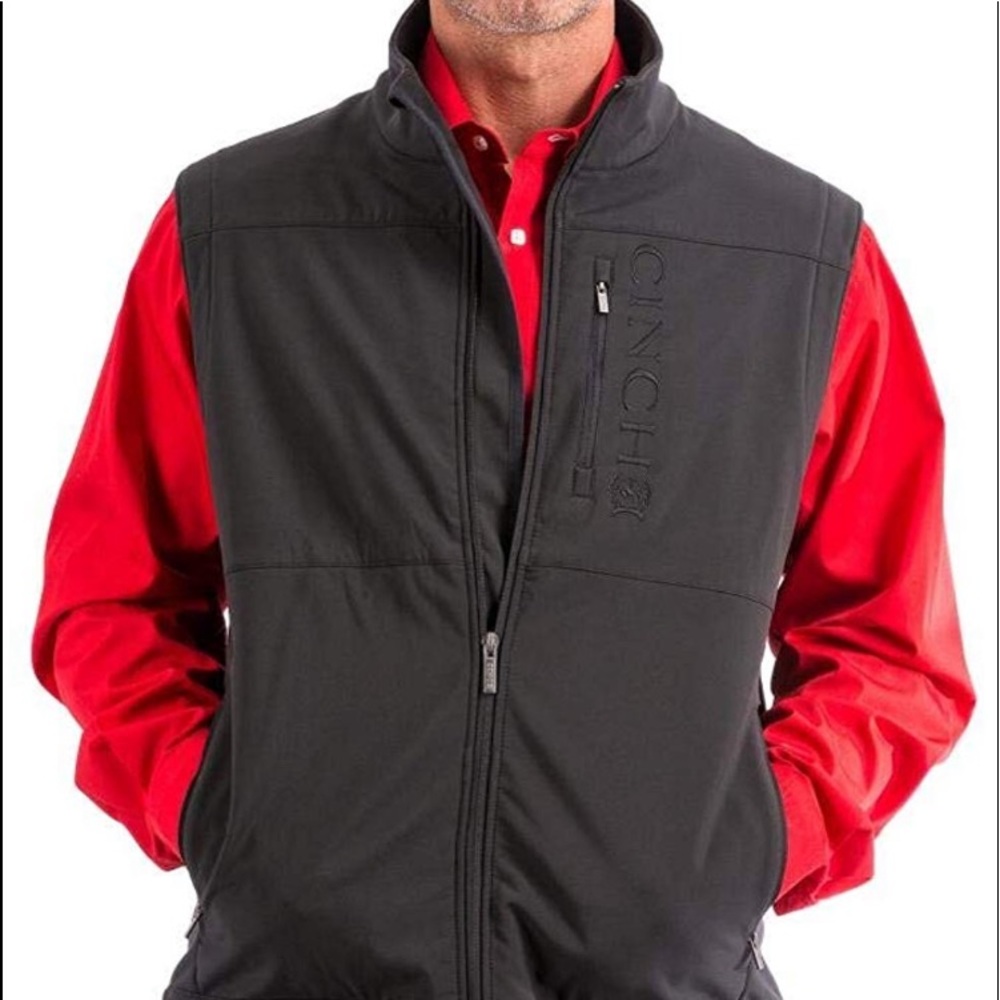 CINCH Bonded Concealed Carry Zipper black Vest XXL